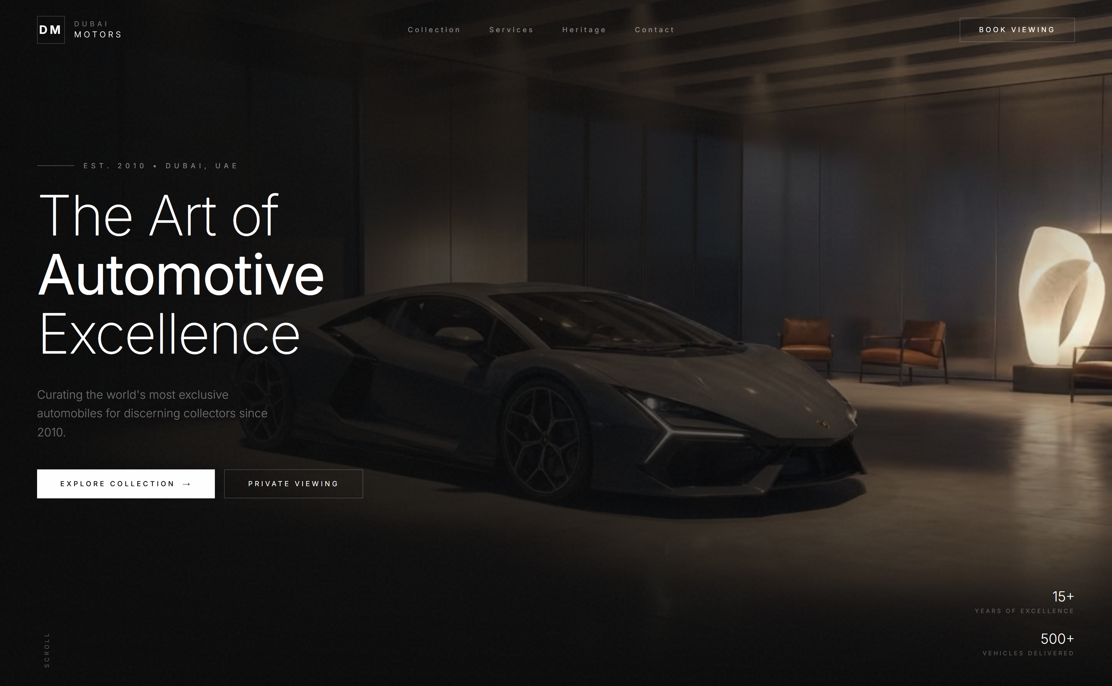 Luxury Car Showroom screenshot